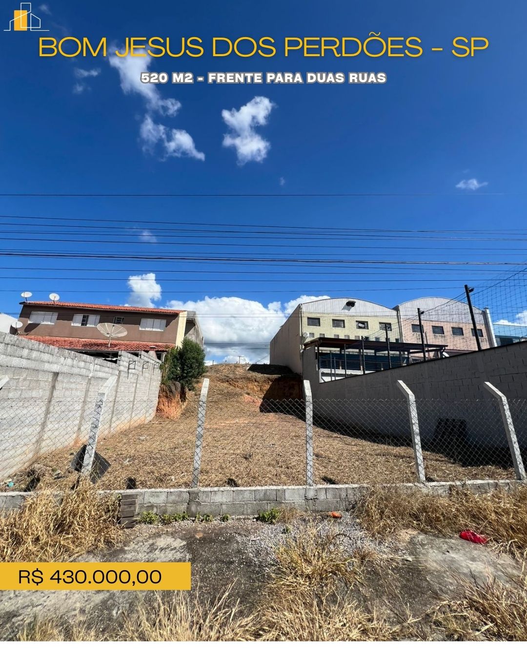 TERRENO MARFI I - BOM JESUS DOS PERDÕES