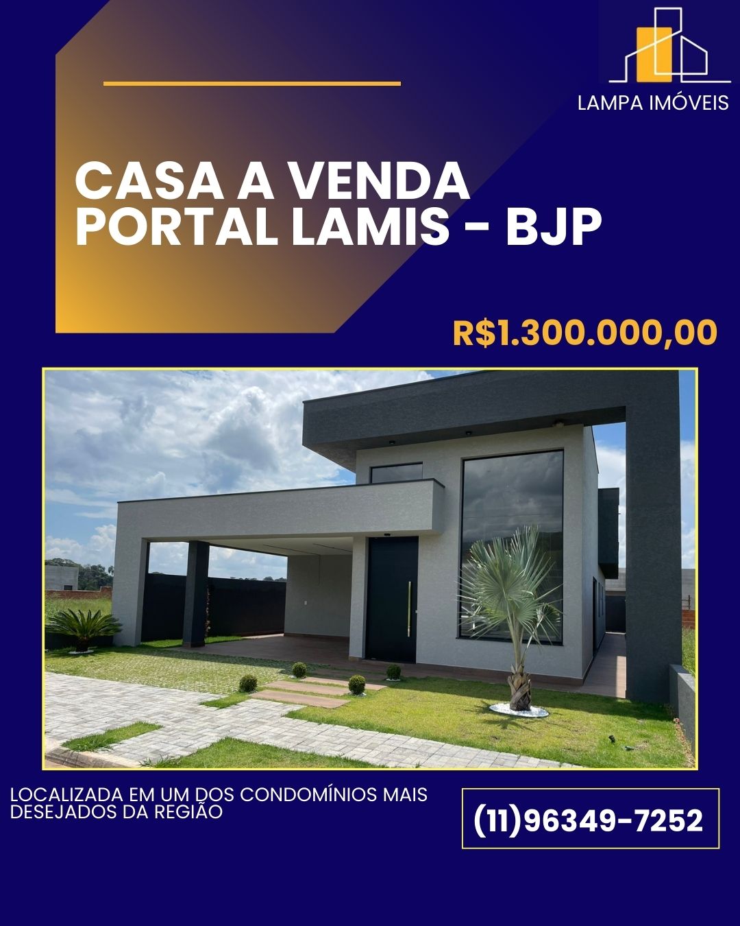 CASA EM CONDOMÍNIO ALTO PADRÃO 
