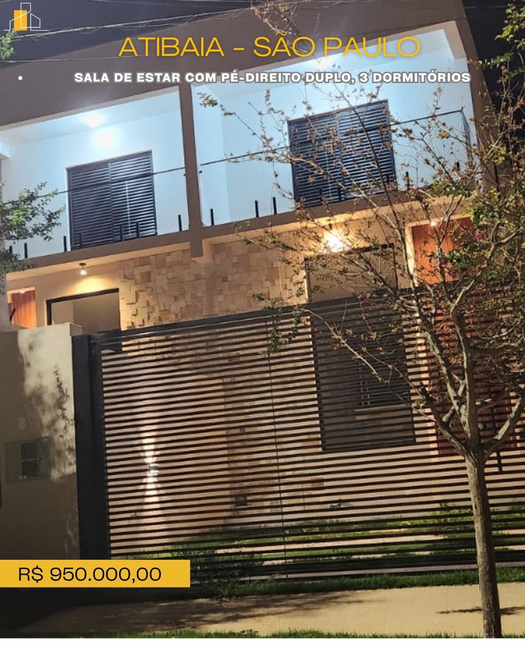 SOBRADO NO JARDIM DOS PINHEIROS ATIBAIA