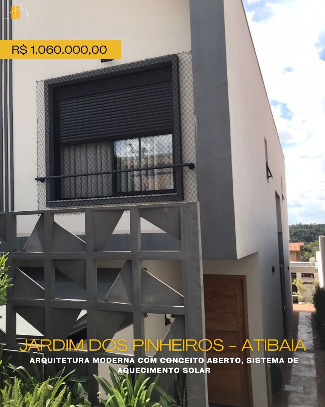 CASA MODERNA NOS JARDIM DOS PINHEIROS ATIBAIA