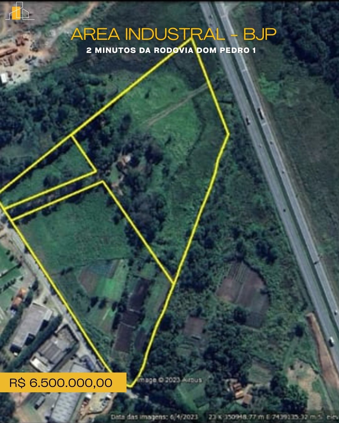 TERRENO INDUSTRIAL EM BJP