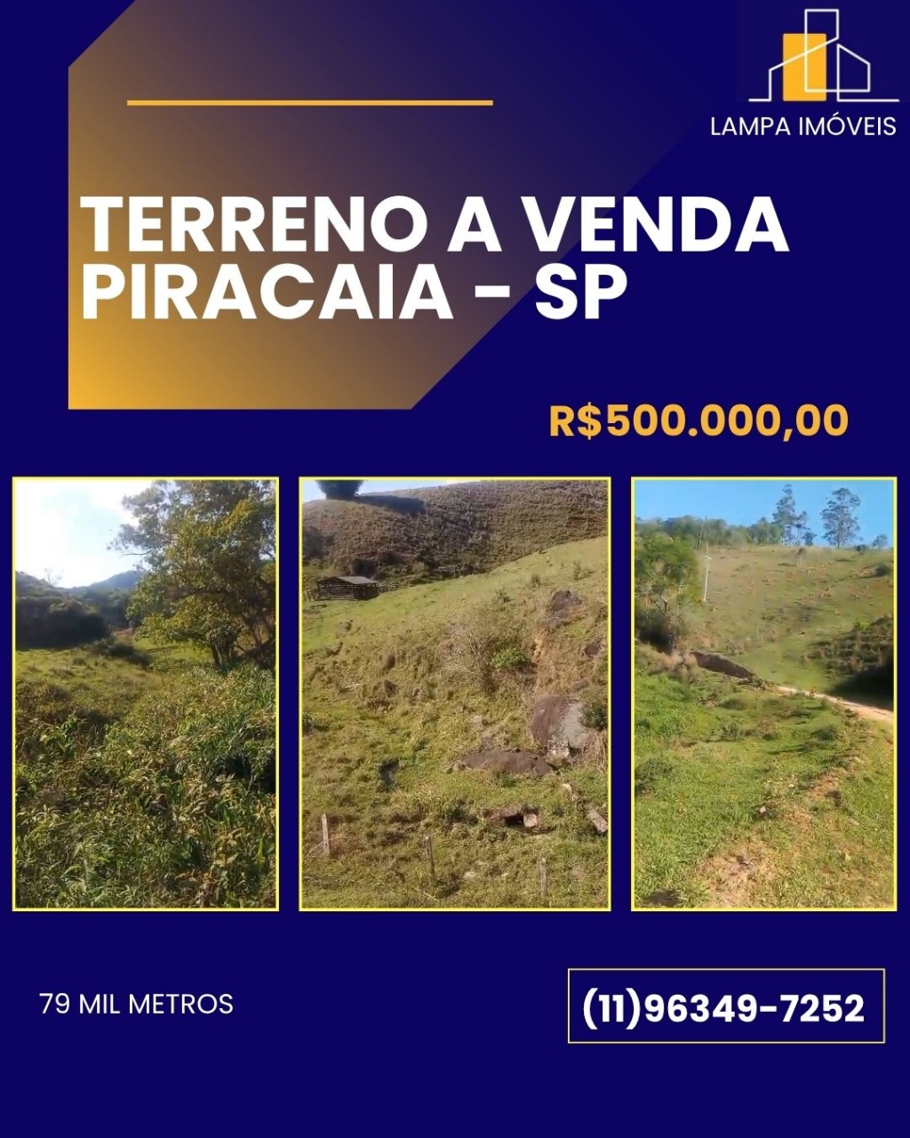 TERRENO EM PIRACAIA SÃO PAULO
