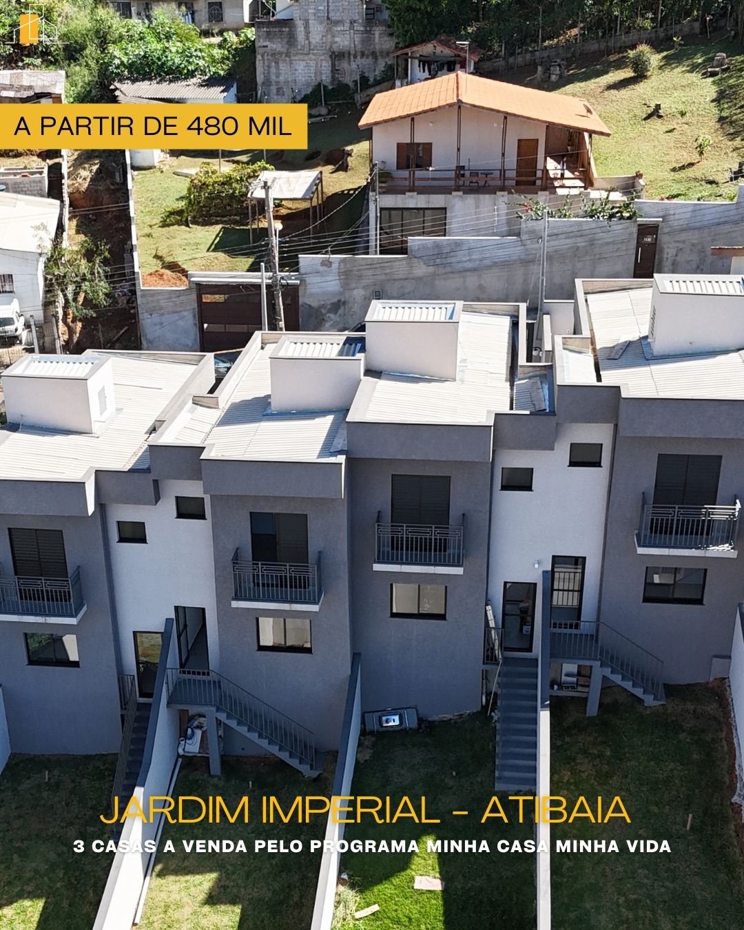 CASAS A PARTIR DE 479.000,00 NO JARDIM IMPERIAL EM ATIBAIA