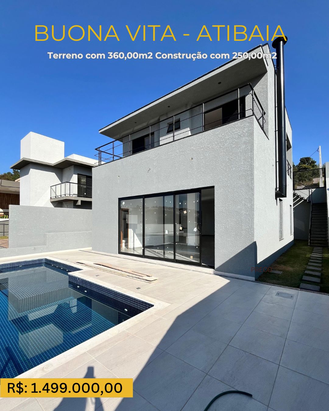 SOBRADO EM CONDOMINIO BUONA VITA GOLD EM ATIBAIA