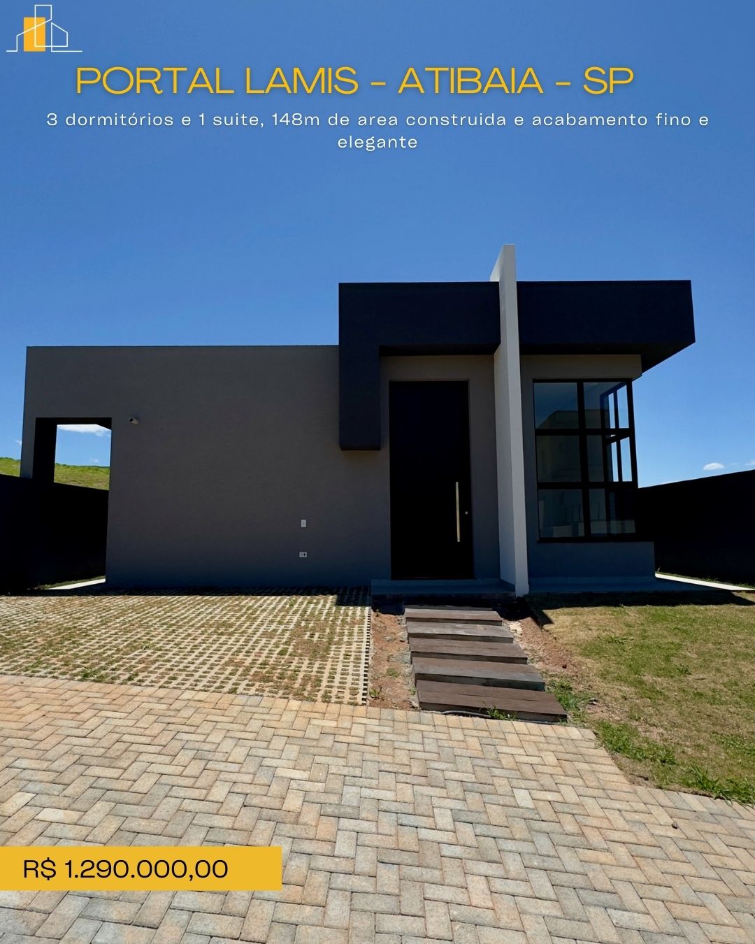 CASA EM CONDOMINIO PORTAL LAMIS ATIBAIA 2