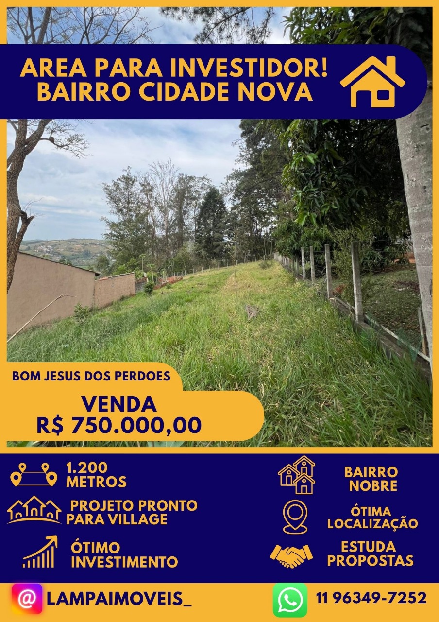 TERRENO EM BAIRO CIDADE NOVA  EM BJP