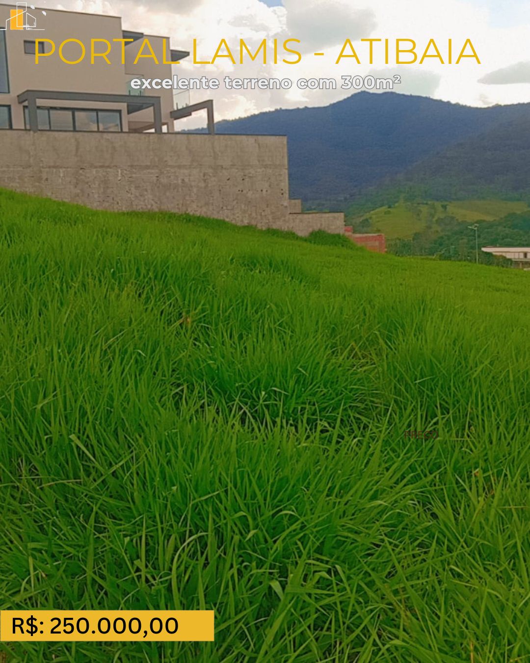 TERRENO EM PORTAL LAMIS DE 300M2  ATIBAIA V26