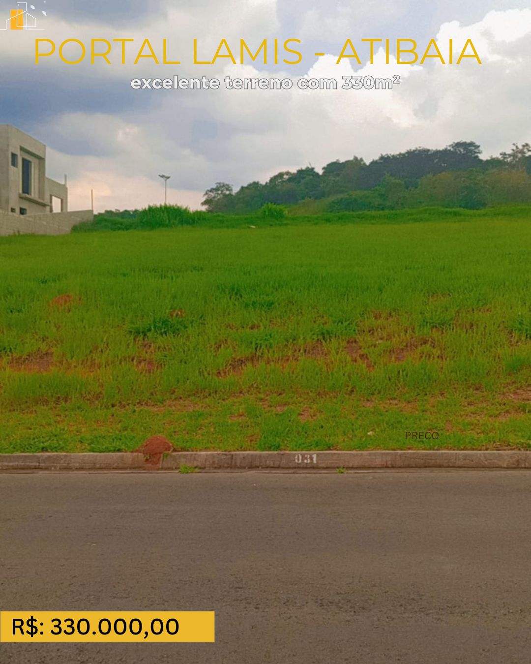 TERRENO EM PORTAL LAMIS DE 300M2  ATIBAIA Q31