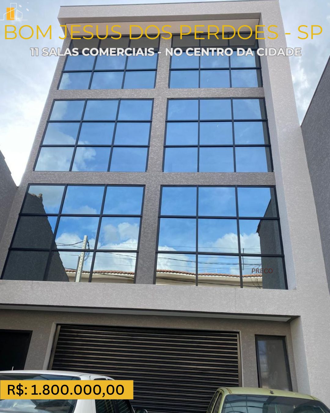 PRÉDIO COMERCIAL COM 11 SALAS EM BJP