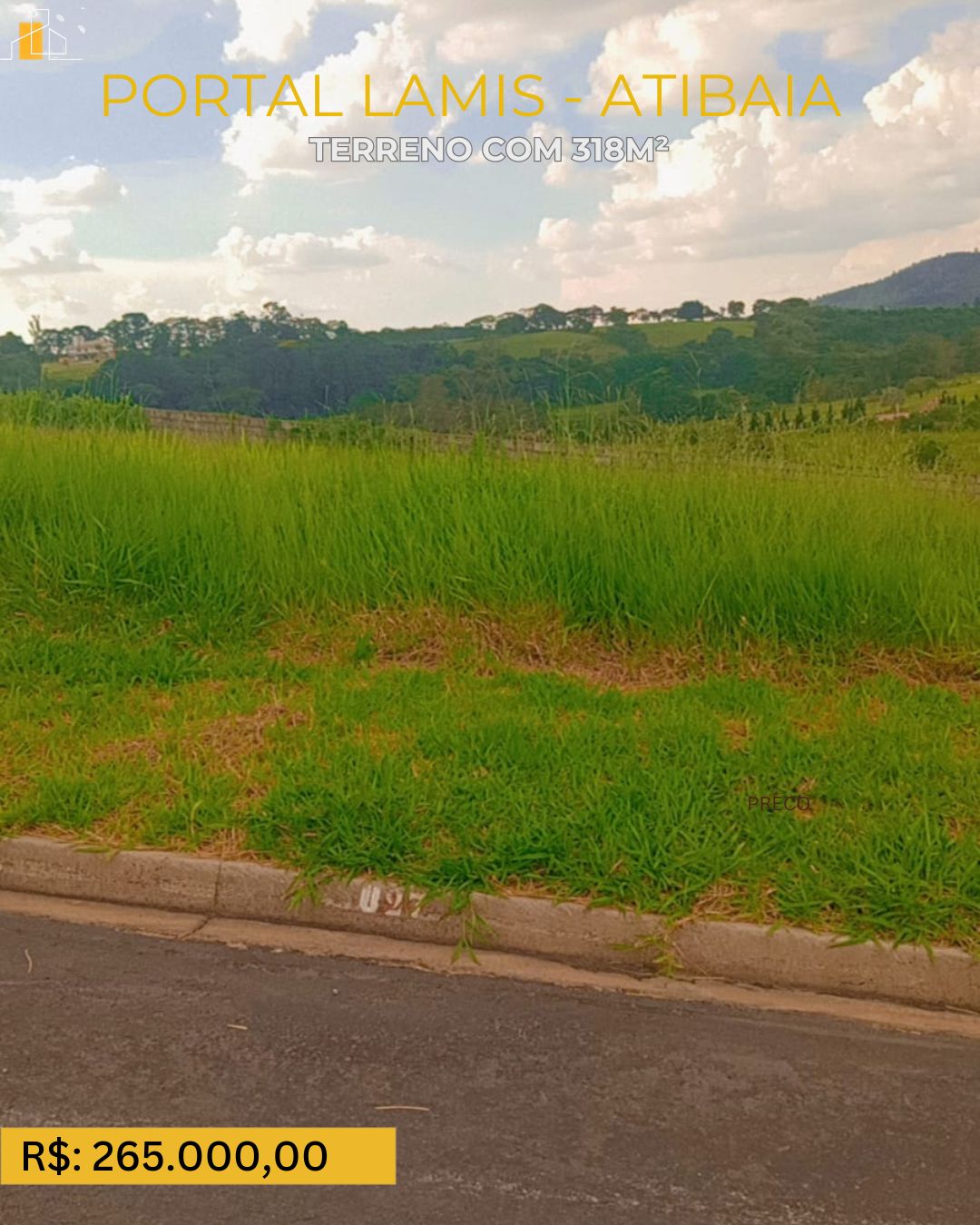 TERRENO EM PORTAL LAMIS ATIBAIA U27