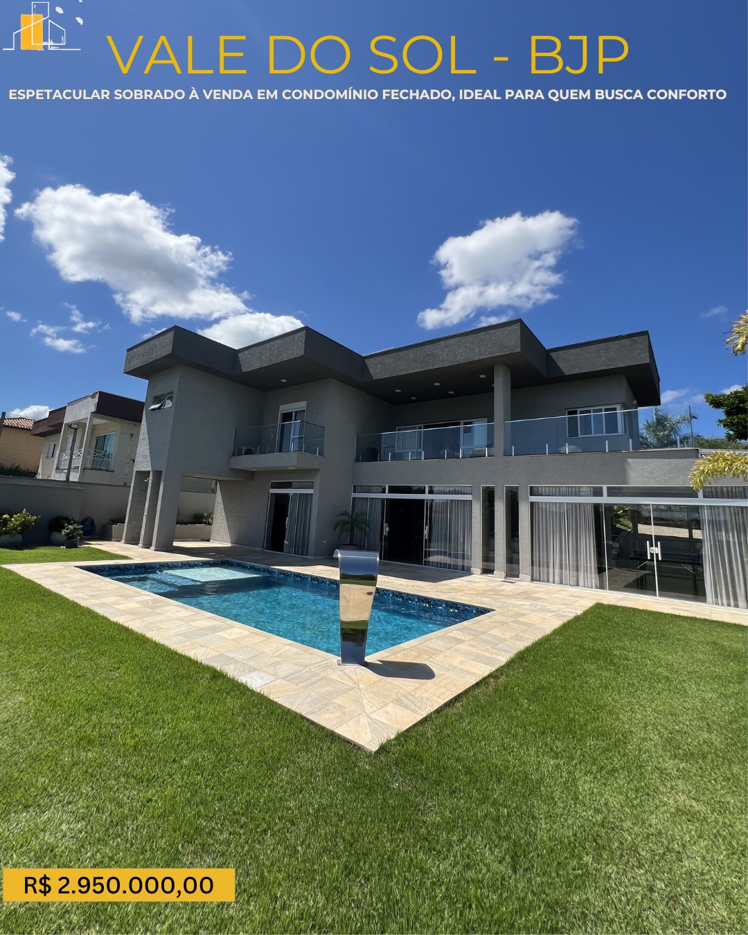 CASA NO VALE DO SOL EM BJP