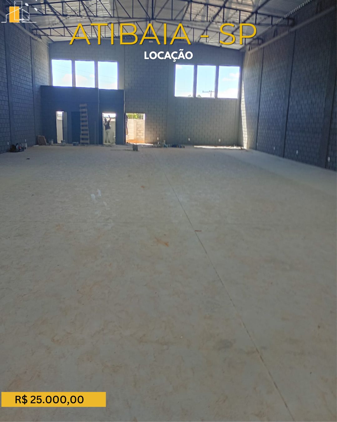 GALPAO COMERCIAL PARA LOCAÇAO EM ATIBAIA