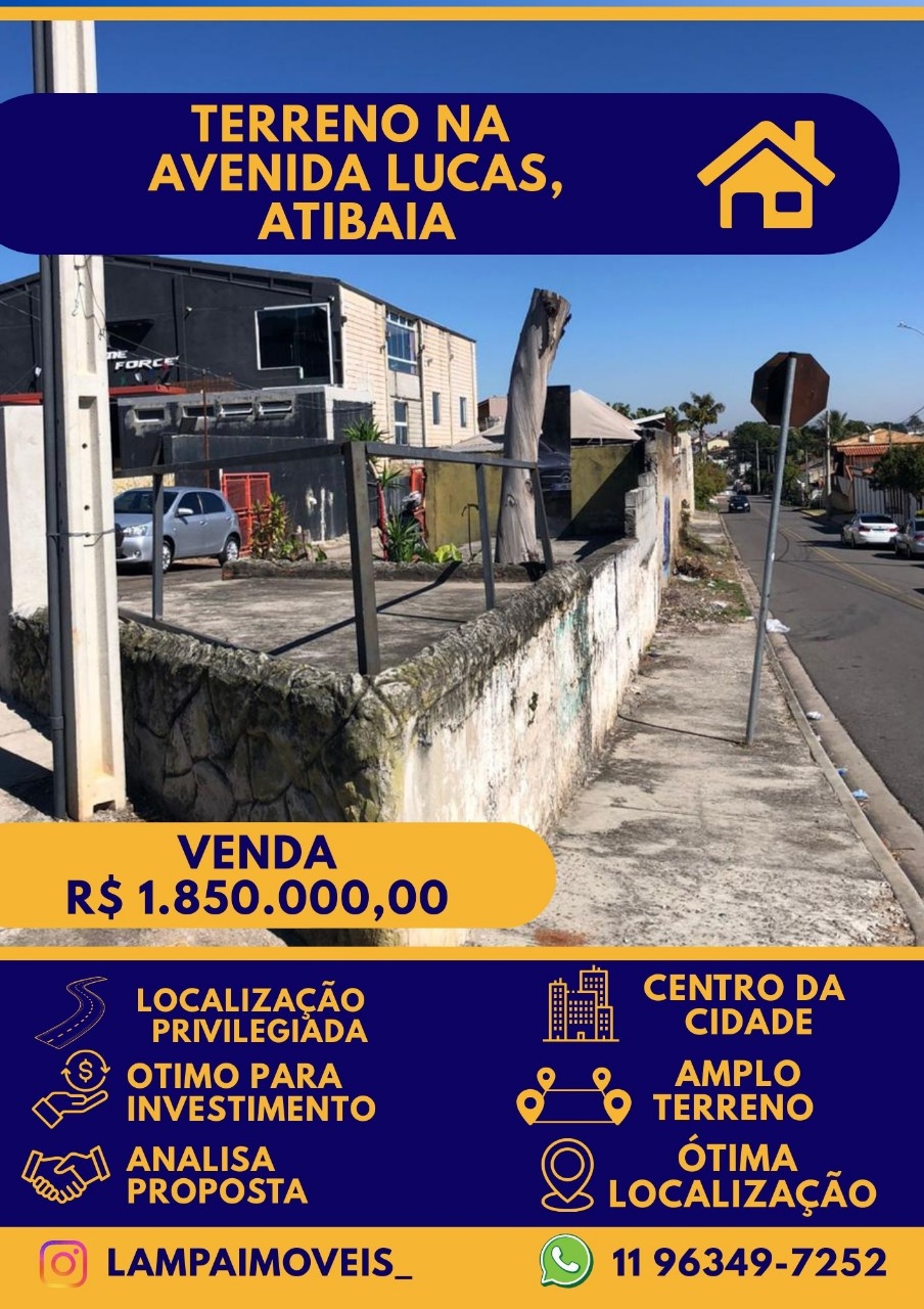 ÓTIMO TERRENO À VENDA  LOCALIZAÇÃO PRIVILEGIADA EM ATIBAIA