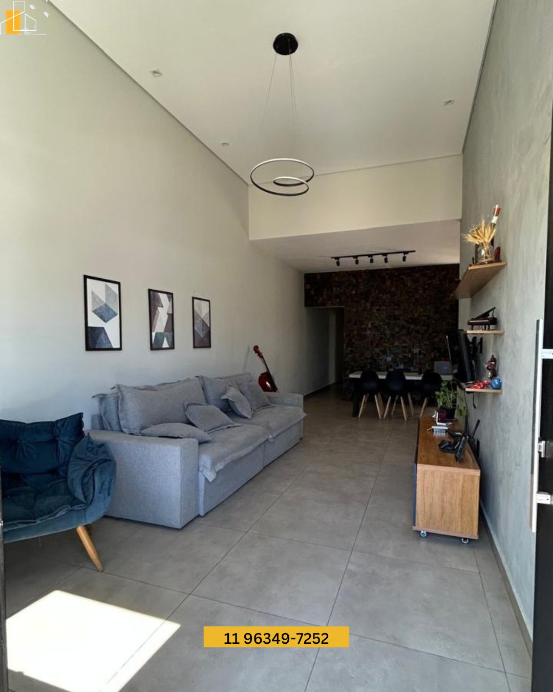 Casa Térrea Moderna à Venda em Bom Jesus dos PerdõesSP