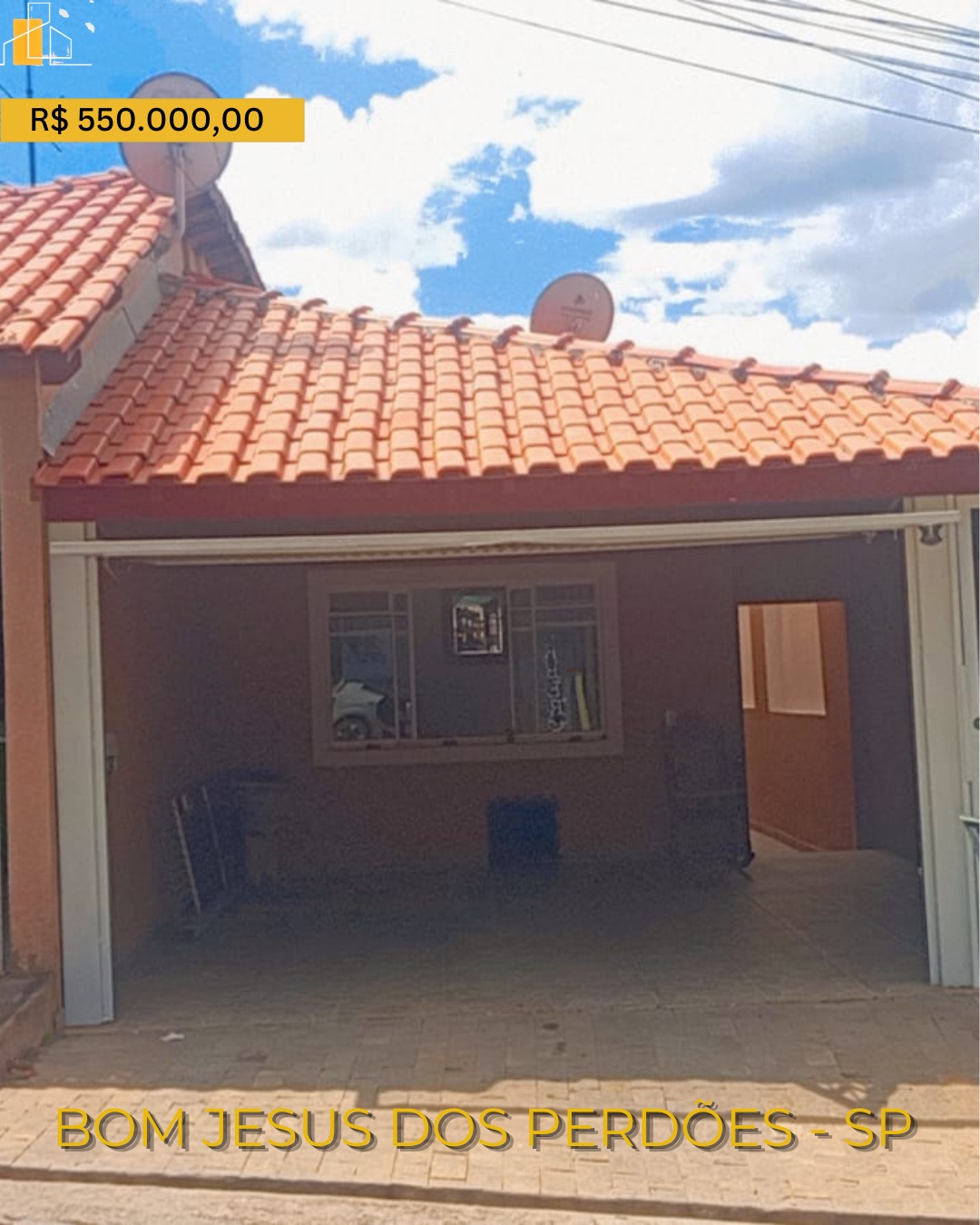 Casa térrea à venda no bairro Bela Vista  Bom Jesus dos Perdões