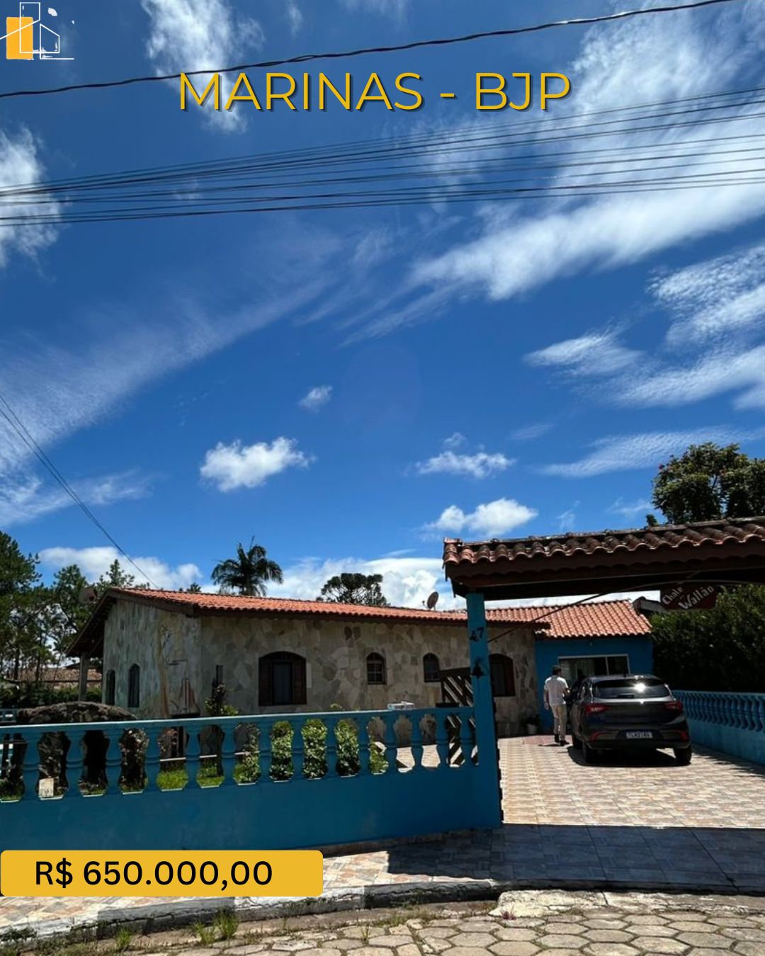  Casa à venda no Condomínio Marinas  Bom Jesus dos PerdõesSP