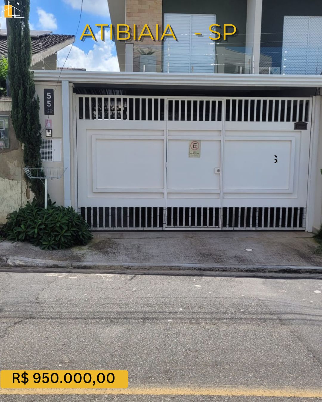  SOBRADO MODERNO COM PISCINA  VILA JARAGUÁ  ATIBAIASP