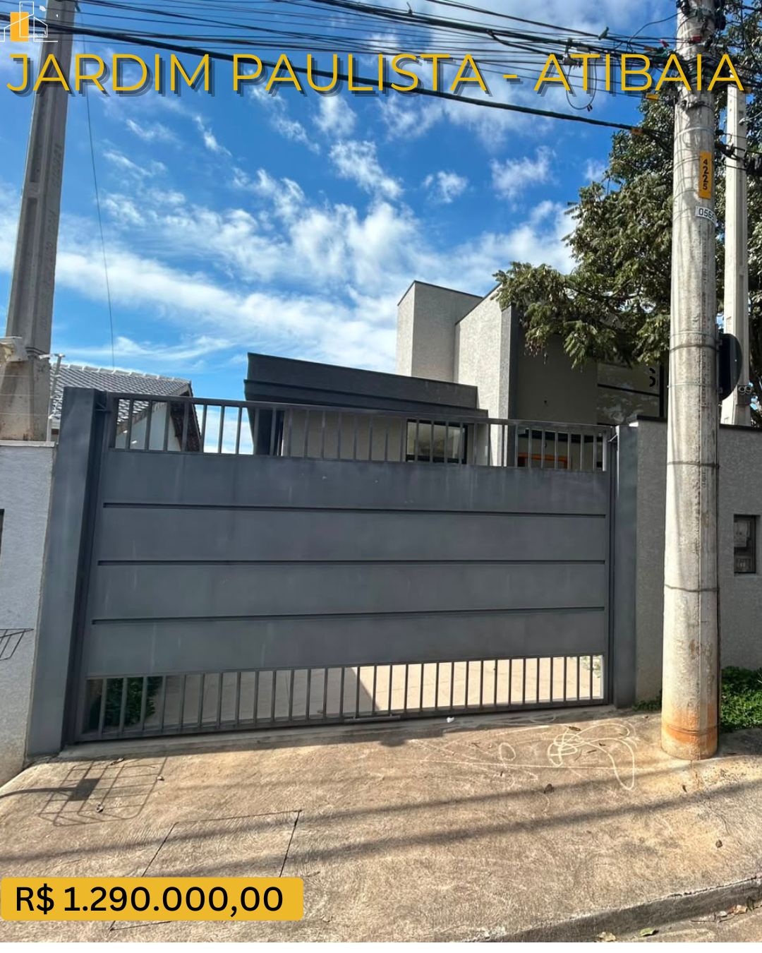  Casa Moderna à Venda  Jardim Paulista - AtibaiaSP 