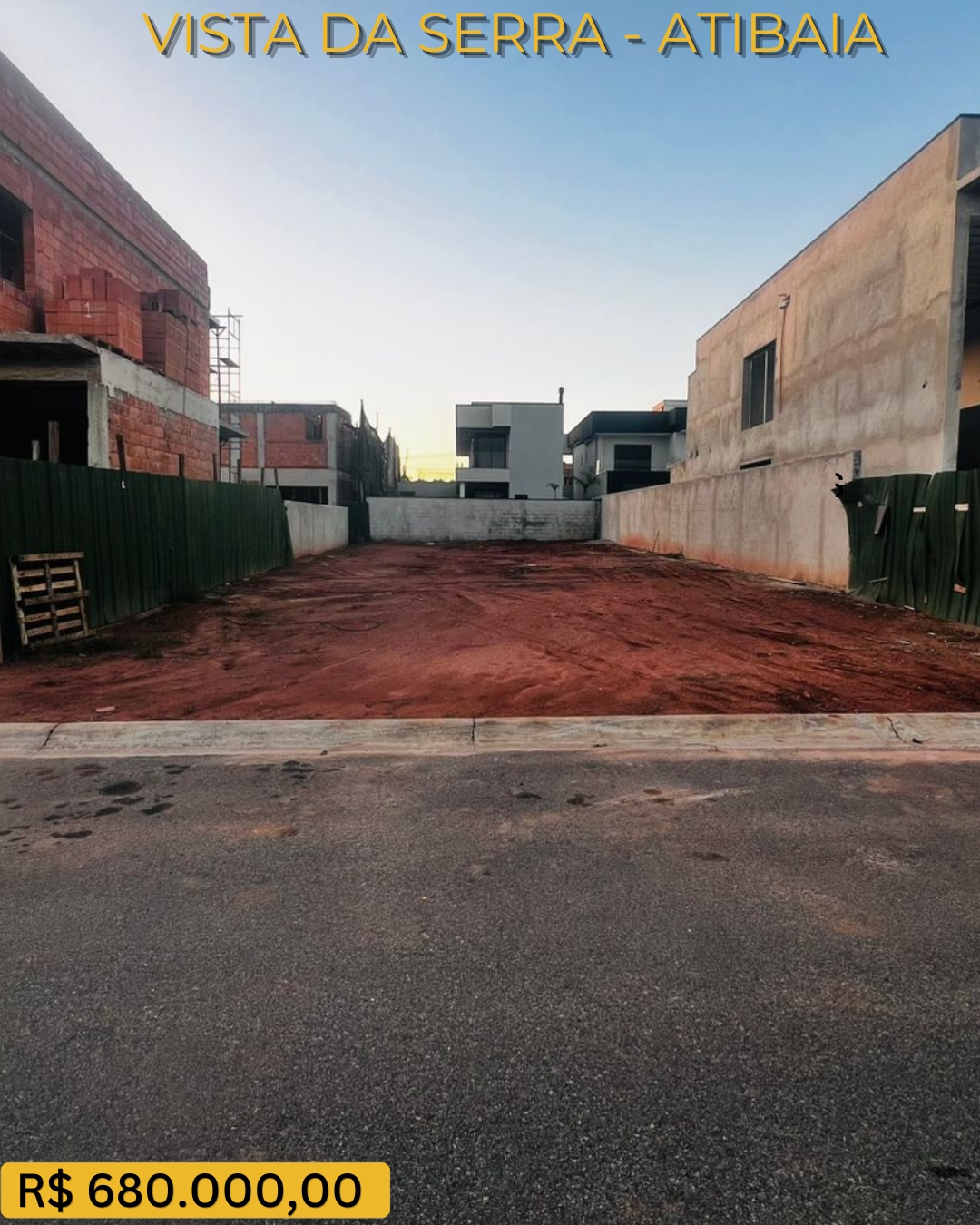  TERRENO À VENDA C10 RESIDENCIAL TERIVA VISTA DA SERRA  ATIBAIASP
