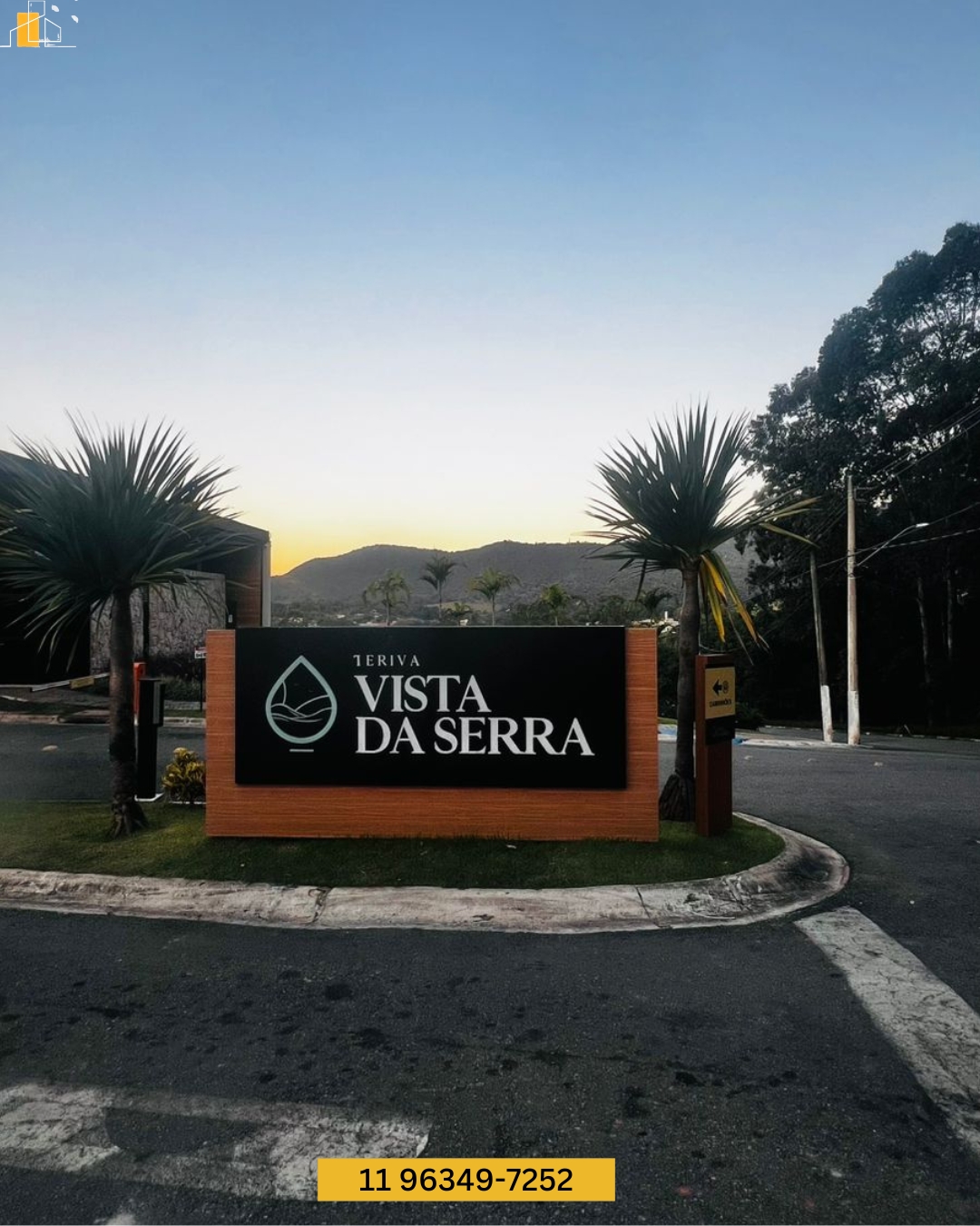  TERRENO À VENDA C10 RESIDENCIAL TERIVA VISTA DA SERRA  ATIBAIASP